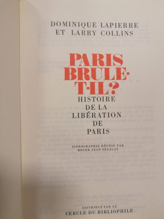 PARIS BRÛLE-T-IL