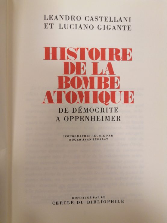Histoire de la bombe atomique