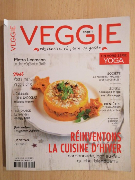 Magazine Veggie recette végétarienne édition noël