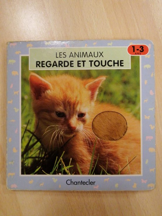 Livre pour enfant "Regarde et touche"