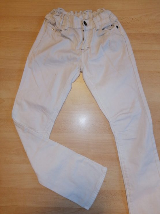 Pantalon blanc garçon 8 ans