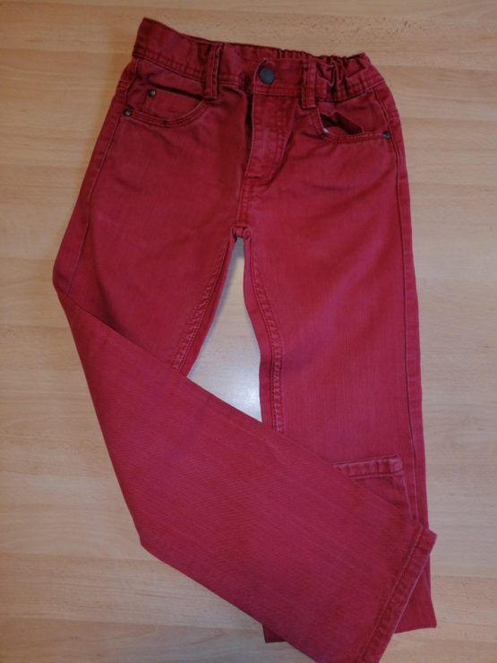 Pantalon rouge clair  marque Tao 7 ans