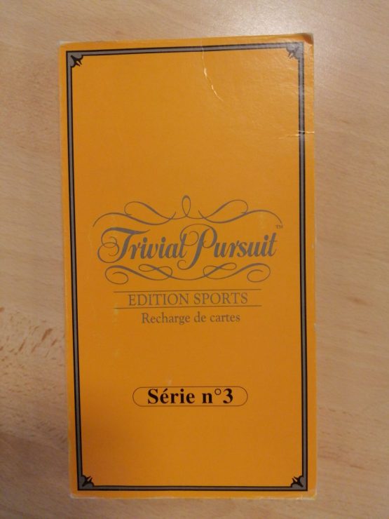 Trivial pursuit edition sport recharge carte serie n 3