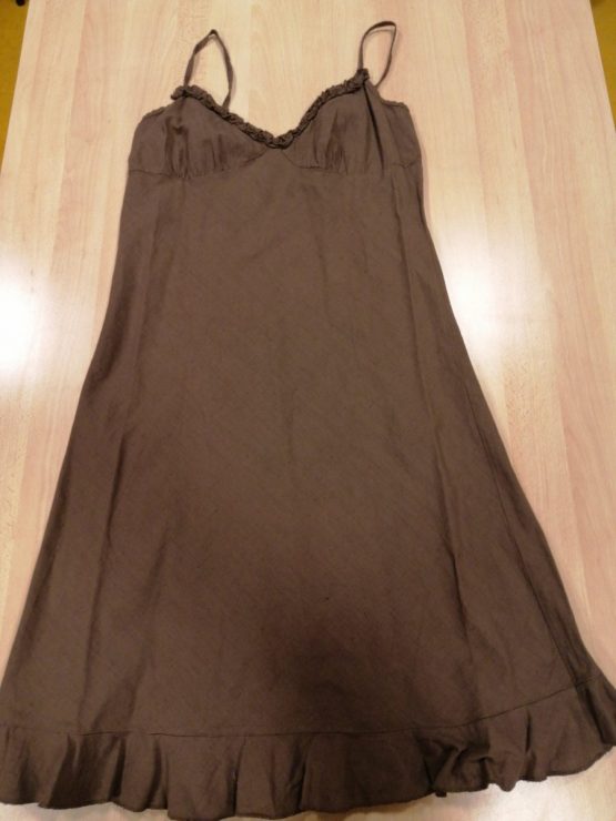 robe marron taille L