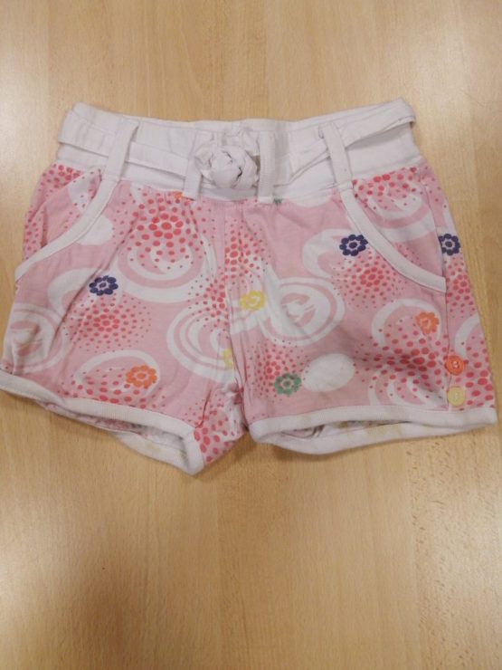 Short Rose Fille taille 3 ans Kidkanai