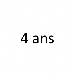 Taille 04 ans
