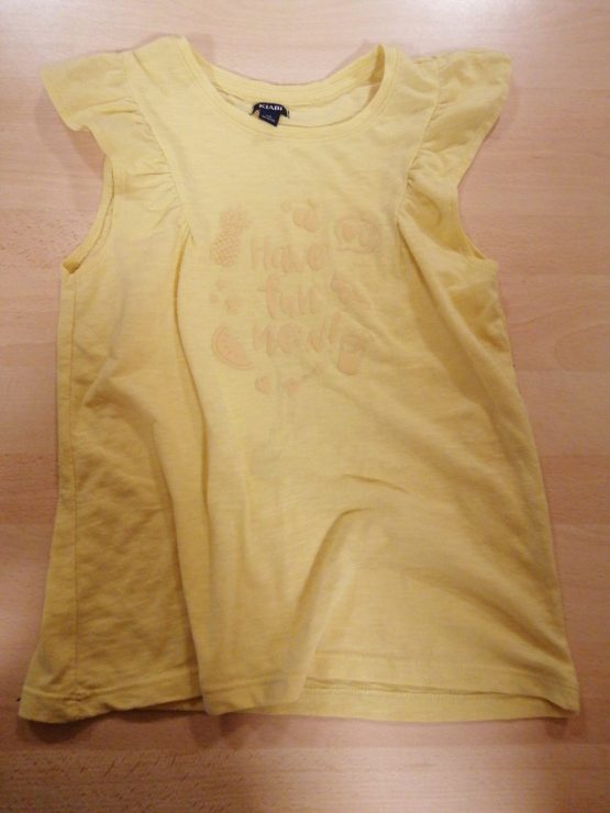 t-shirt kiabi jaune