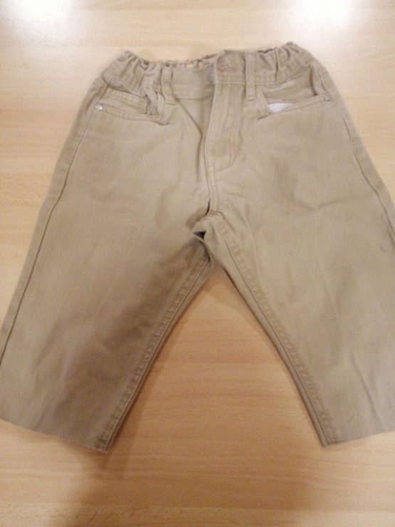 Pantalon beige à poches denim Co 7/8 ans