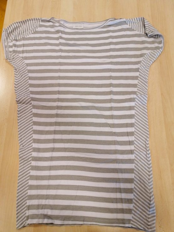 Robe diesel à rayures gris et blanc Taille 40