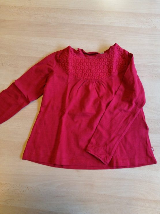 T-Shirt manches longues rouge