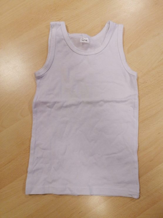 Débardeur blanc, taille 3 ans 98/104 cm