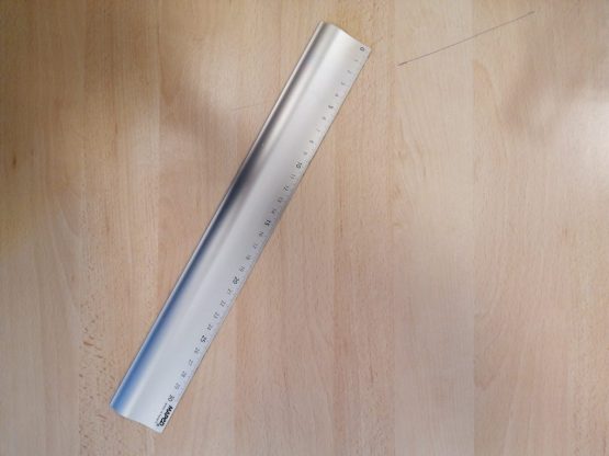 Règle gradué grise de 30 cm