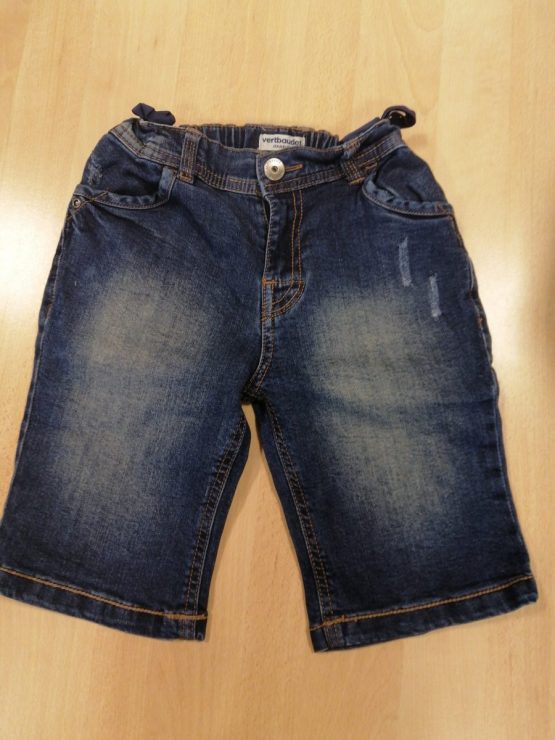 short jeans bleu foncé marque Vert Baudet  8 ans 128 cm