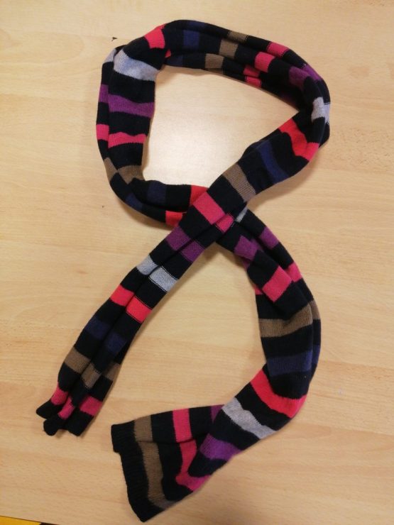 Echarpe Noir/Rose/Violet