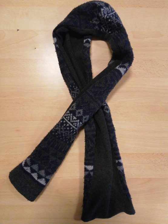 écharpe gris enfant