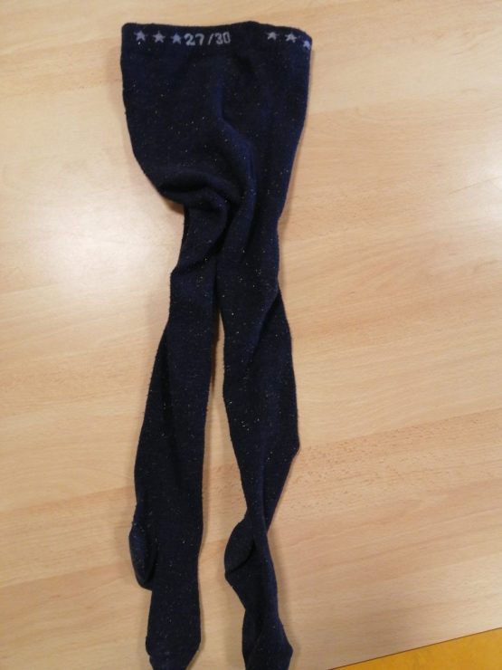 Collant bleu marin Taille : 27/30